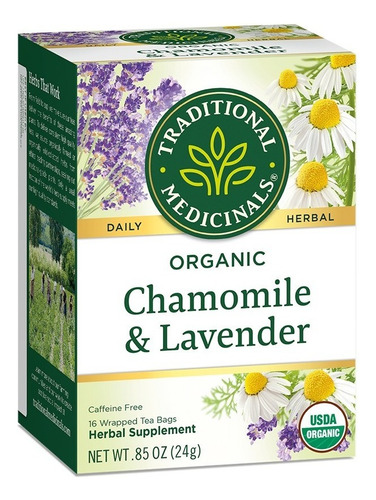 Traditional Medicinals Chamomile Lavender 16bags