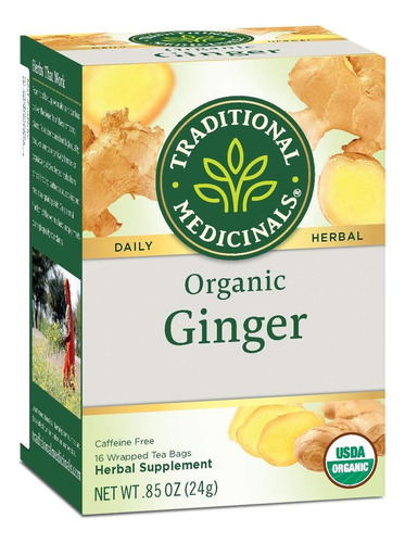 Traditional Medicinals Ginger 16bags