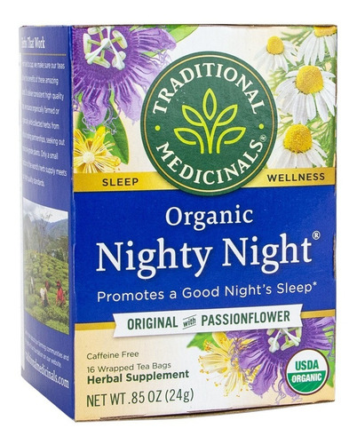 Traditional Medicinals Nighty Night Original with Passionflower 16bags