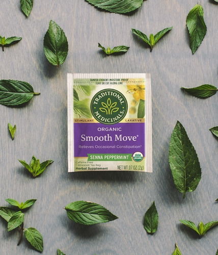 Traditional Medicinals Smooth Move Senna Peppermint 16bags