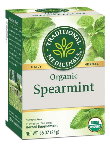 Traditional Medicinals Spearmint 16bags