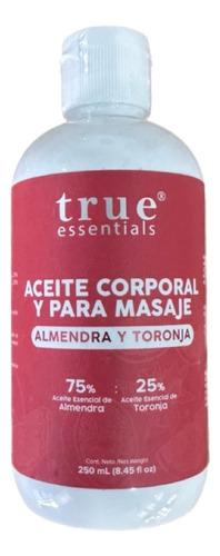 True Essentials Aceite corporal y para masaje 250ml