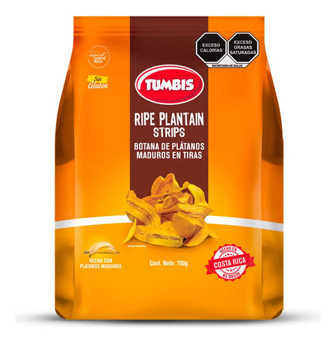 Tumbis Platano Maduro Frito En Tiras 700g