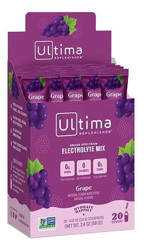 Ultima Replenisher Electrolytes Grape 20P 68g