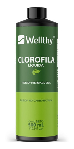 Wellthy Clorofila Liquida Menta Hierbabuena 500ml