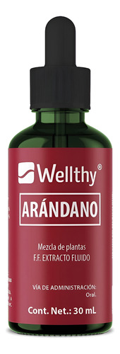 Wellthy Extracto Fluido Arándano Compuesto 30ml