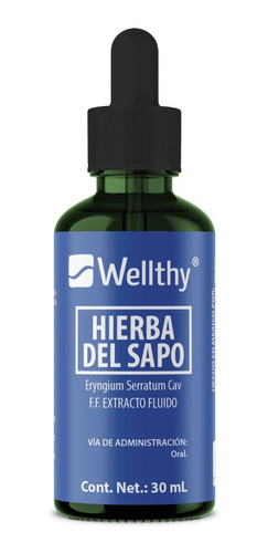 Wellthy Extracto Fluido De Hierba De Sapo 30ml