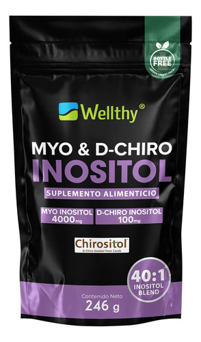 Wellthy Myo & D-Chiro Inositol 246g