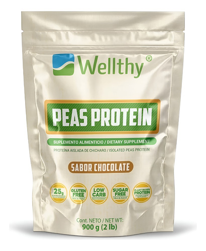 Wellthy Peas Protein Chocolate 900g