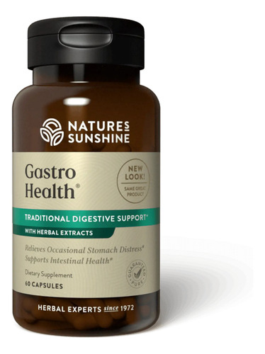 Natures Sunshine Gastro health 60caps