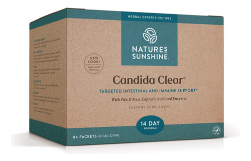 Natures Sunshine Candida clear 84p