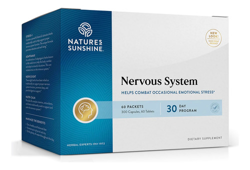 Natures Sunshine Nervous System 60pack