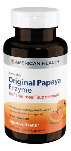 American Health Papaya enzyme 250tabs