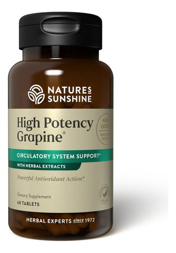 Natures Sunshine High potency Grapine 60tabs