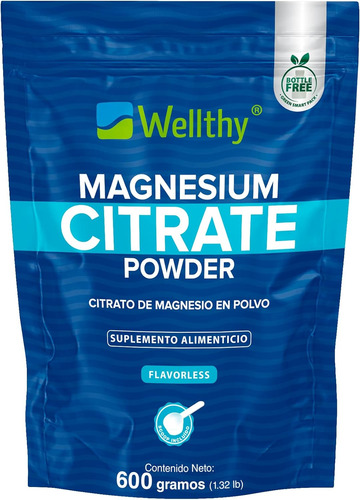 Wellthy Citrato de magnesio 600g