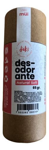 Desodorante en barra Natural Soft 65g