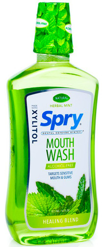 Spry Mouth Wash Herbal Mint 473ml