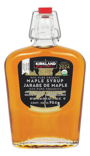 Kirkland Maple Syrup orgánico 984g