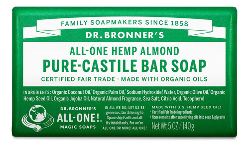 Dr Bronner Soap Almond 140g