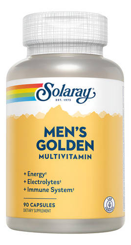 Solaray Mens golden multivitamin 90caps