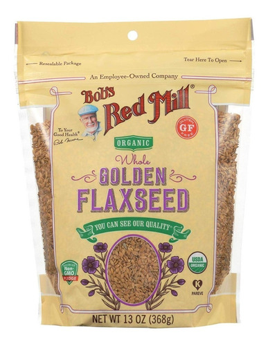 [BRM-19-LIOR-368] Bobs Red Mill Organic Golden Flaxseed 368g
