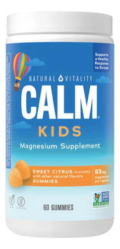 Natural Vitality Calm Kids Sweet Citrus 60gumies