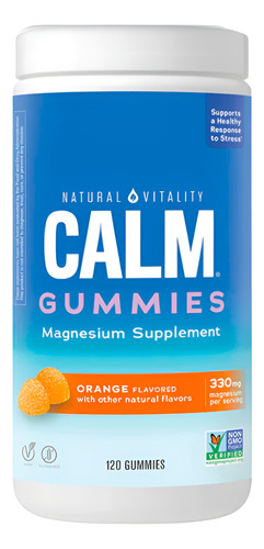 Natural Vitality Calm Orange 120gummies