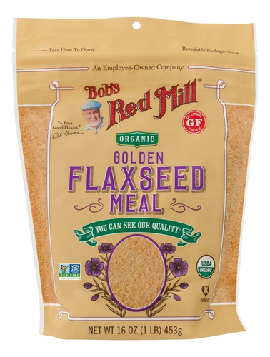 Bobs Red Mill Organic golden Flaxseed meal 453g