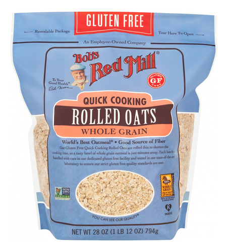 Bobs Red Mill Quick cooking rolled oats 794g