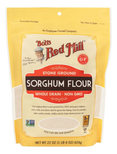[BRM-12-HSOR-624] Bobs Red Mill Sorghum Flour 624g