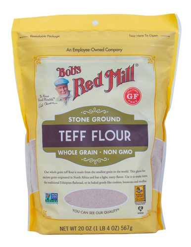 [BRM-12-TEFF-567] Bobs Red Mill Teff flour GF 567g