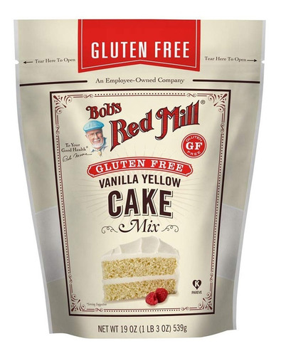 [BRM-12-HPVA-539] Bobs Red Mill Vanilla cake mix 539g