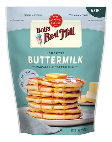 [BRMHBPWM567] Bobs Red Mill homestyle Buttermilk Pancake & waffle mix 567g