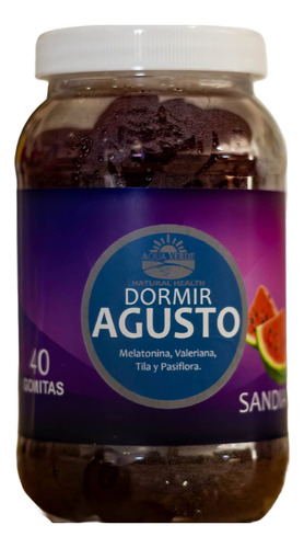 Aqua Verde Dormir Agusto Sandia 40gomitas