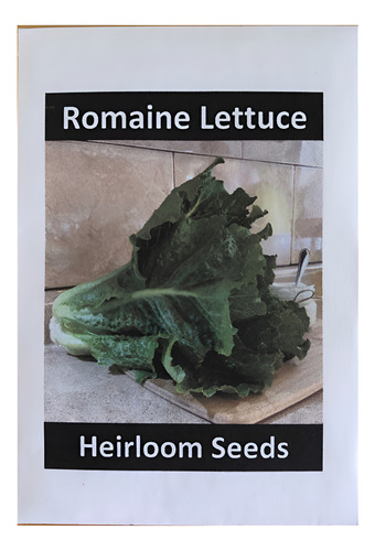 Heirloom seeds Romaine Lettuce 250seeds