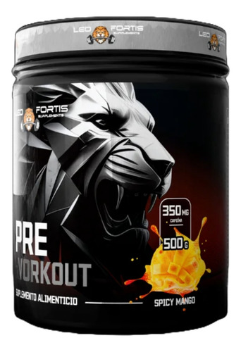 Leo Fortis Pre Workout Spicy mango 500g