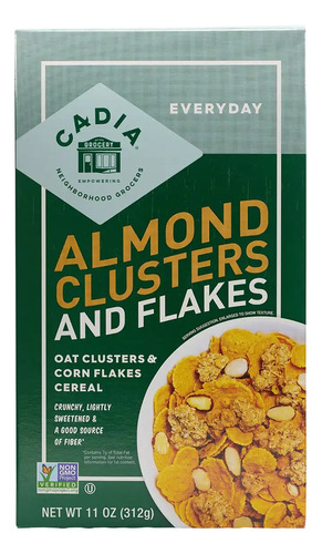 Cadia Everyday Cereal Almond clusters 312g