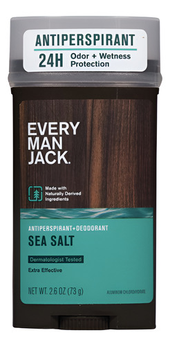 Every Man Jack Deodorant Sea salt 73g