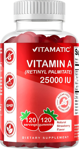 Vitamatic Vitamin A 120gummies