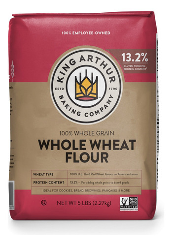 King Arthur Whole wheat flour 2.27g