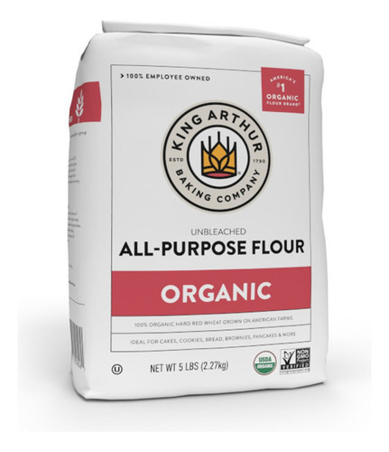 King Arthur Organic all purpose Flour 2.27kgs