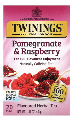 Twinings Pomegranate & Raspberry 20s