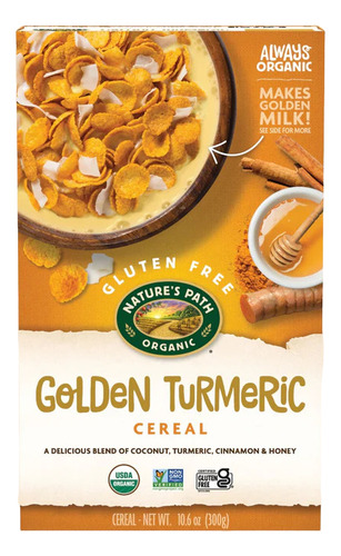 Natures Path Golden Turmeric cereal 300g