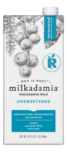 Milkadamia Unsweetened Macadamia milk 946ml