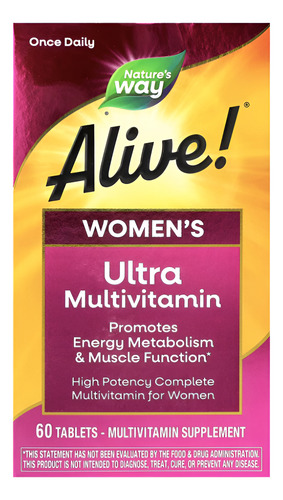 Natures Way Alive Womens Ultra multivitamin 60tabs