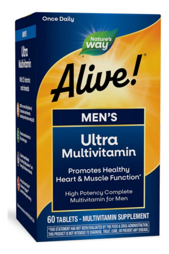 Natures Way Alive Mens Ultra Multivitamin 60tabs