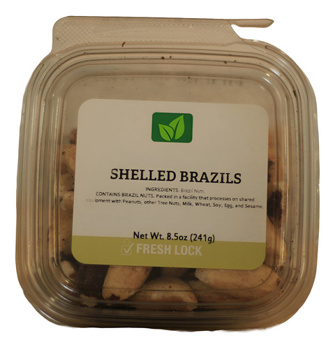 Torn and Glasser Brazil nuts shelled