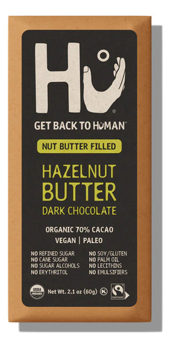Hu Hazelnut butter chocolate bar 60g