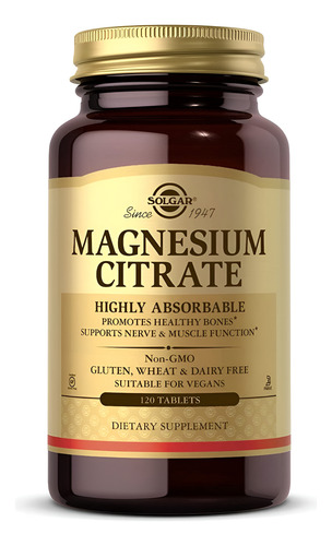 Solgar Magnesium Citrate 120tab