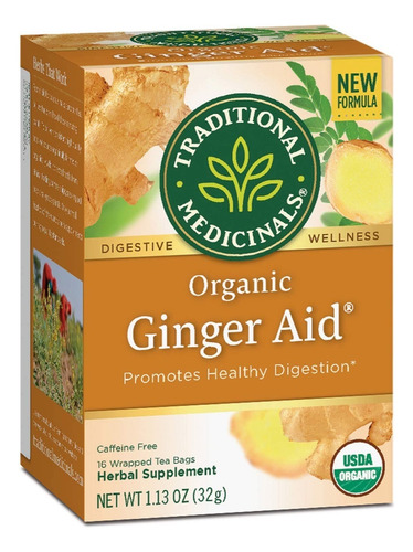 Traditional Medicinals Ginger Aid 16bags